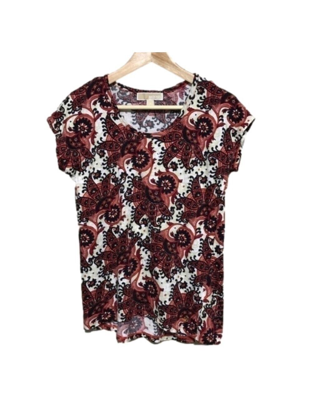 MICHAEL Michael Kors floral patterned printed tee size small